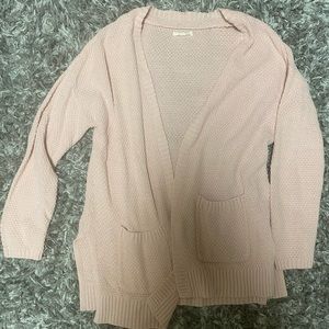 LA Hearts Pink Cardigan Sweater
